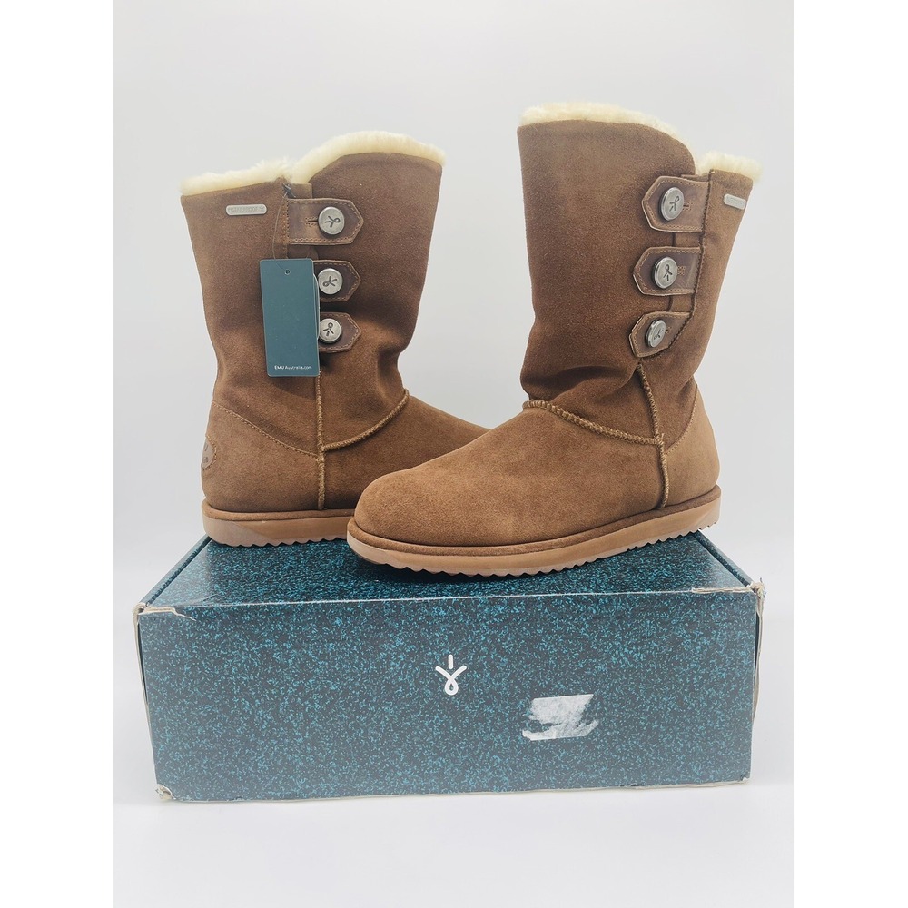 Emu Australia Captain Women's W11246 Brown Casual Dress Boots Size 8